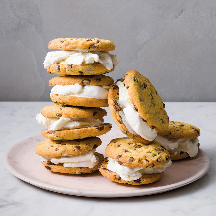 Hemgjord ice cream sandwich