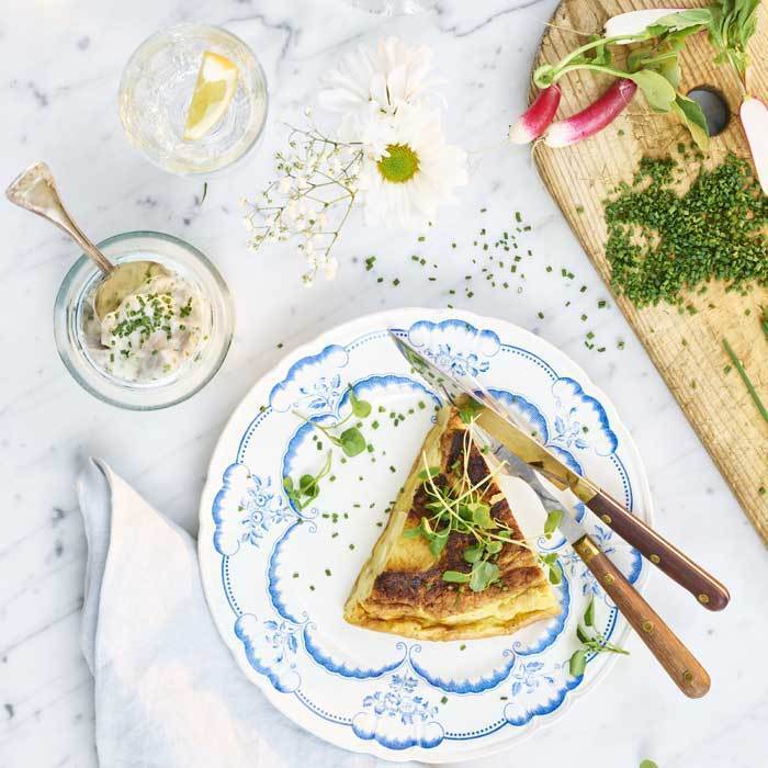 Potatistortilla med sillröra