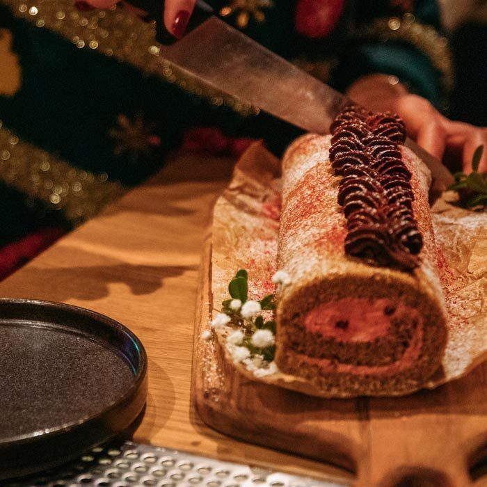 Lindells pepparkaksrulltårta