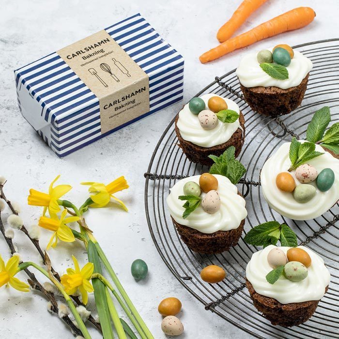 Morotskaka á la påskmuffins